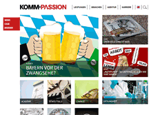 Tablet Screenshot of komm-passion.de